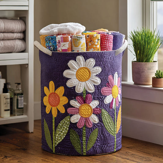 Quilted Laundry Basket - Timeless