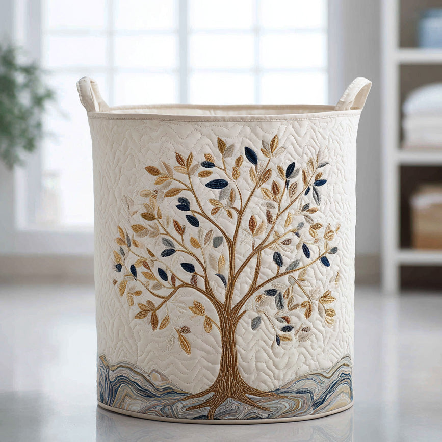 Quilted Laundry Basket - Vital Bloom