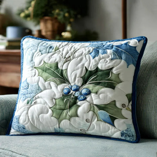 Quilted Pillow Sham - Clocks by Moonlight
