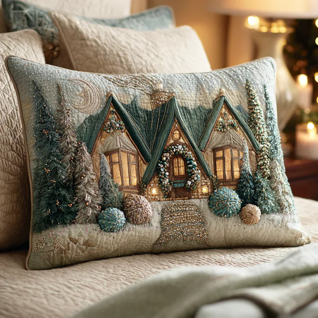 Quilted Pillow Sham - Crystal Morning
