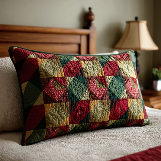 Quilted Pillow Sham - Holly Dreams