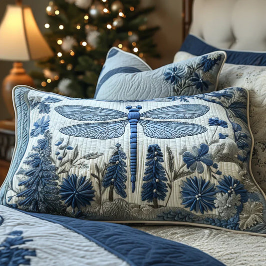 Quilted Pillow Sham - Wings in the Wind