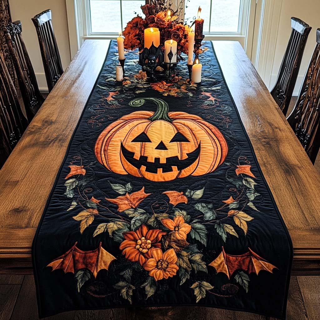 Quilted Table Runner - Halloween Fun