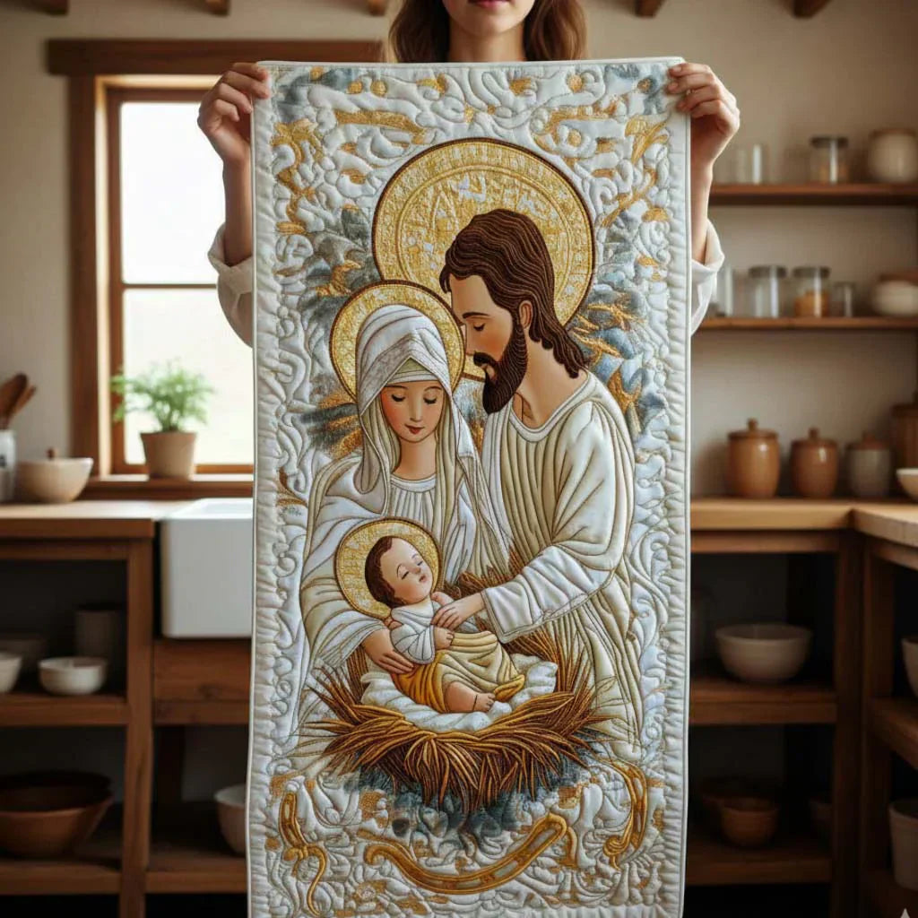 Quilted Table Runner - Light of Bethlehem