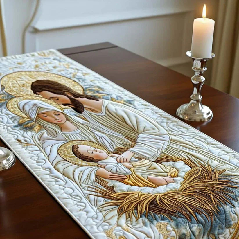Quilted Table Runner - Light of Bethlehem
