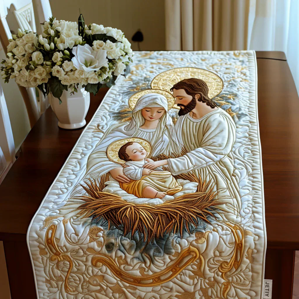 Quilted Table Runner - Light of Bethlehem