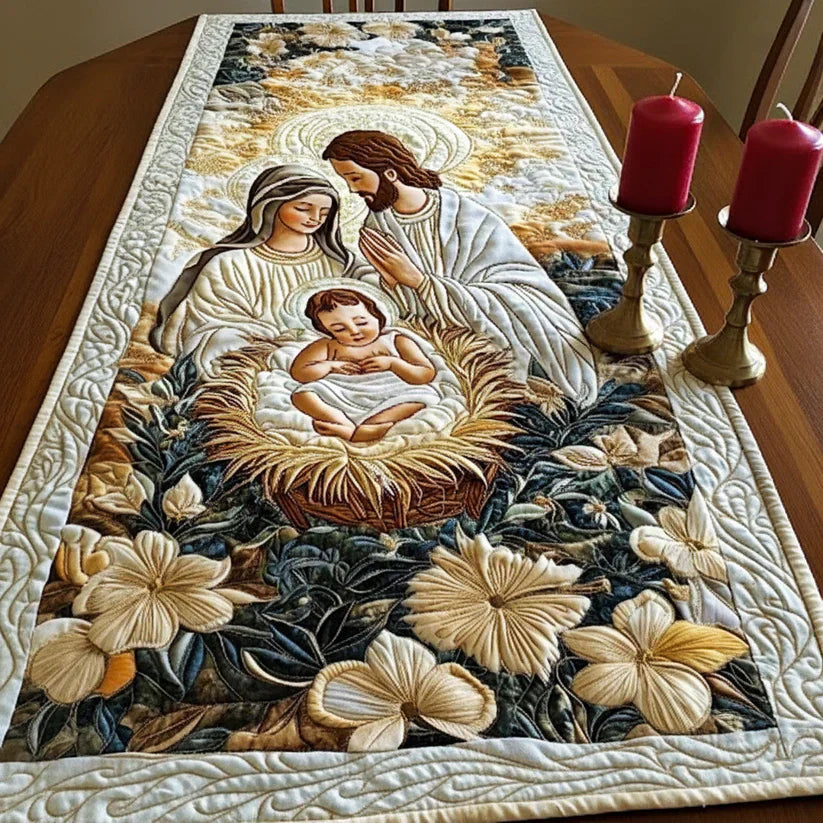 Quilted Table Runner - Nativity