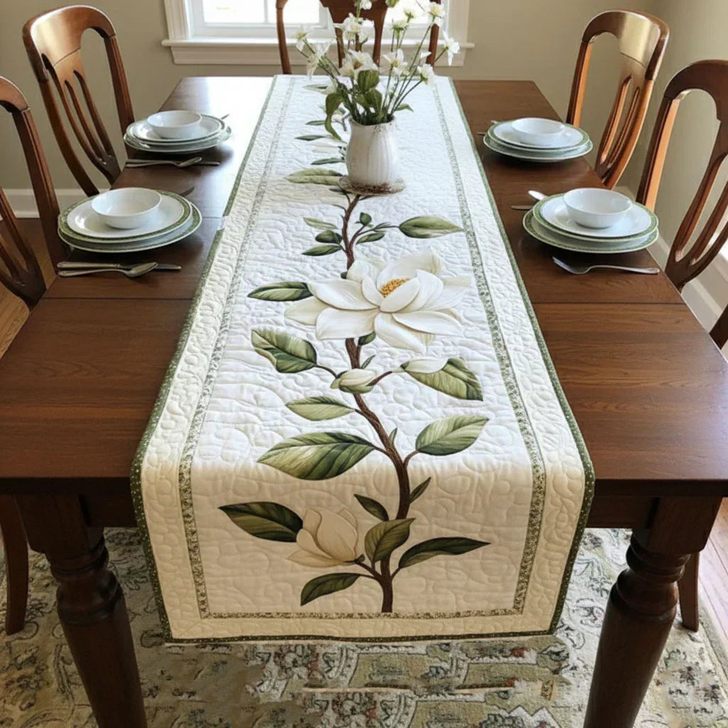 Quilted Table Runner - Rustic Magnolia