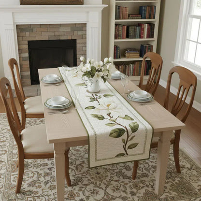 Quilted Table Runner - Rustic Magnolia