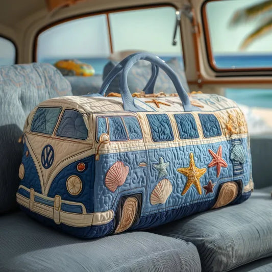 Quilted Travel Bag - Beach Camper
