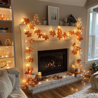 Radiant Lighted Garland