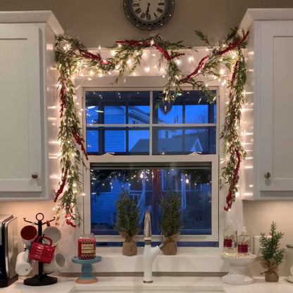 Radiant Lighted Garland