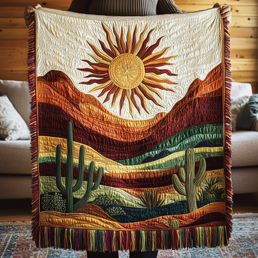 Raven - Quilted Blanket Saguaro Magic