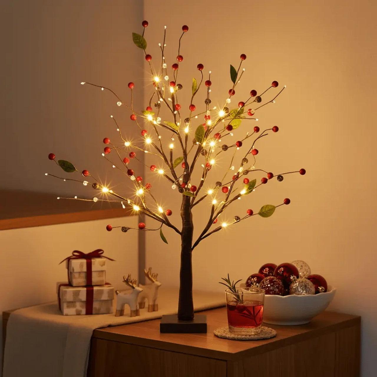 Red Flower Cup Lamp