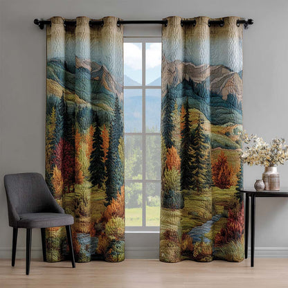 Karlijn - Quilted Curtains - Wavy Hills