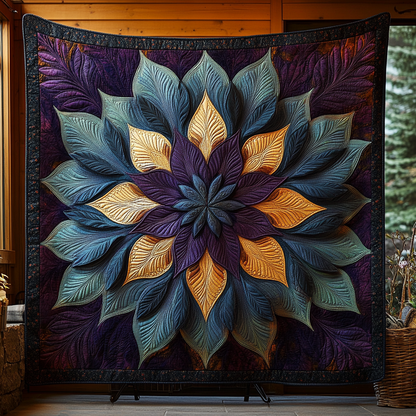 Rowena - Quilted Blanket - Majestic Sunflower