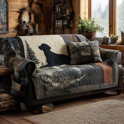 Merel - Quilted Sofa Cover Labrador Retriever