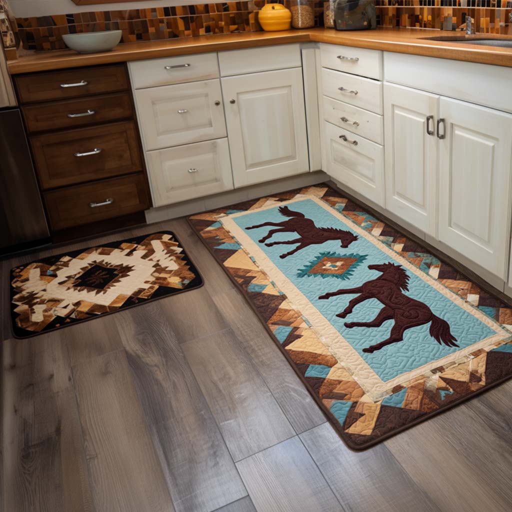 Saige - 2-Piece Kitchen Mat Set - Southwestern