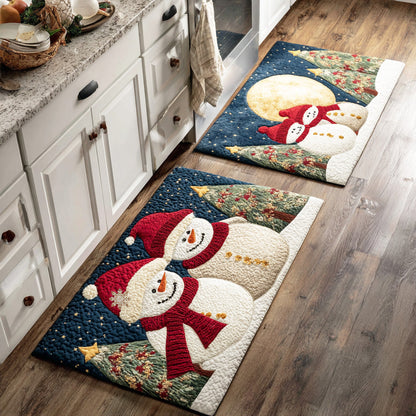 Saylor - 2-Piece Kitchen Mat Set - Snow Friends