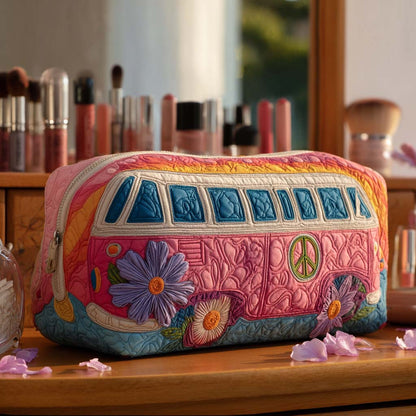 Sietske - Quilted Toiletry Bag - Serene Travel