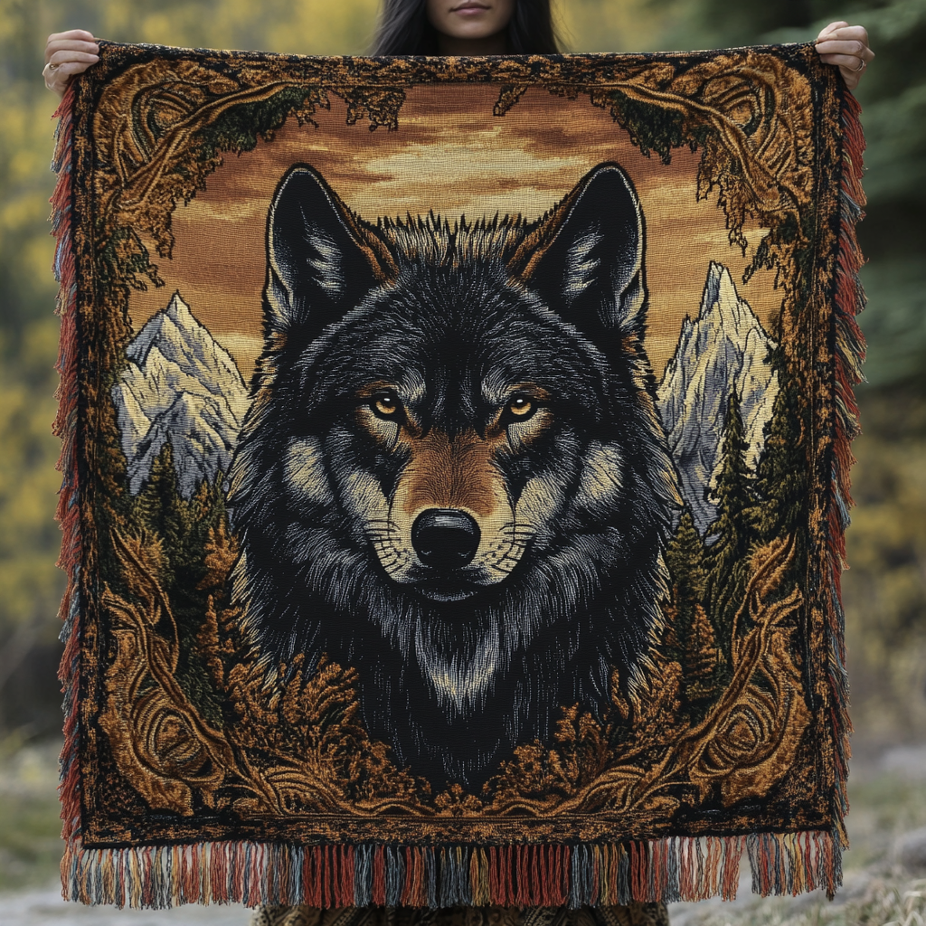 Shania - Quilted Blanket Evening Howl
