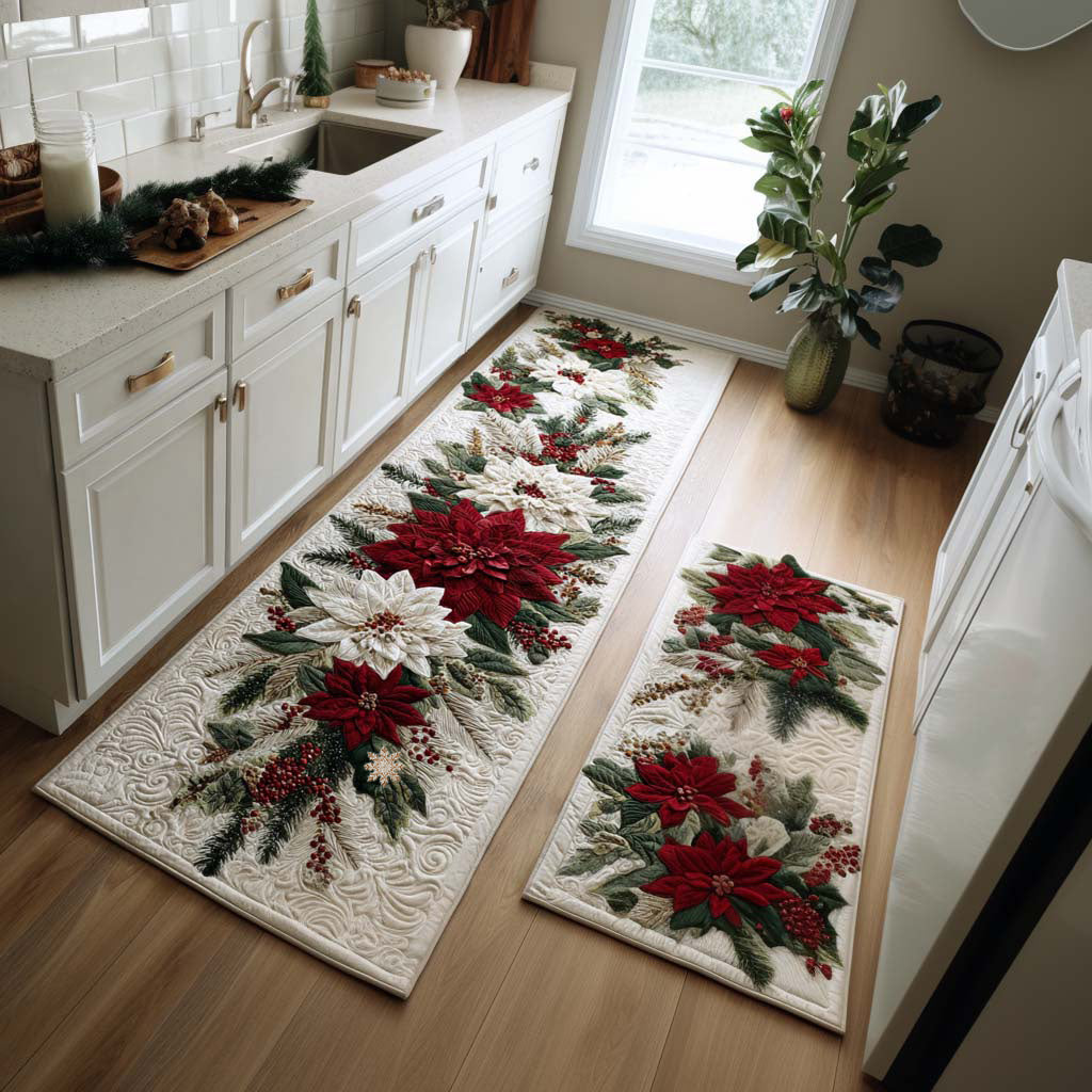 Shayla - 2-Piece Kitchen Mat Set - Festive Joy