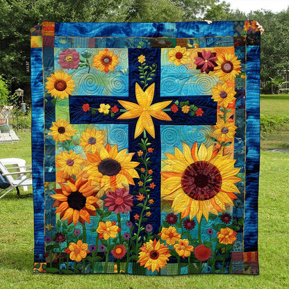 Ellen - Quilted Blanket - Sunlit Cross