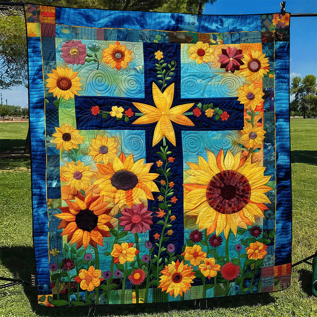 Sunny - Quilted Blanket - Sunlit Cross