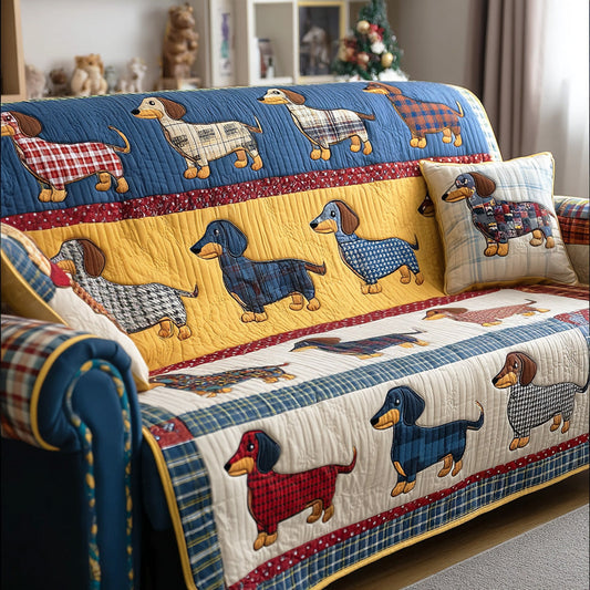 Tatiana - Quilted Sofa Cover In Essential Style