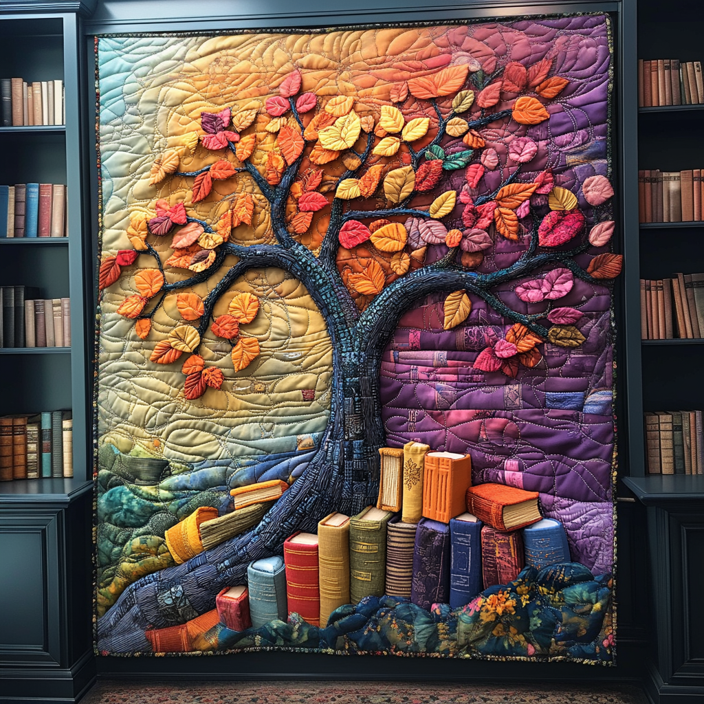 Tegan - Quilted Blanket - Book Tree