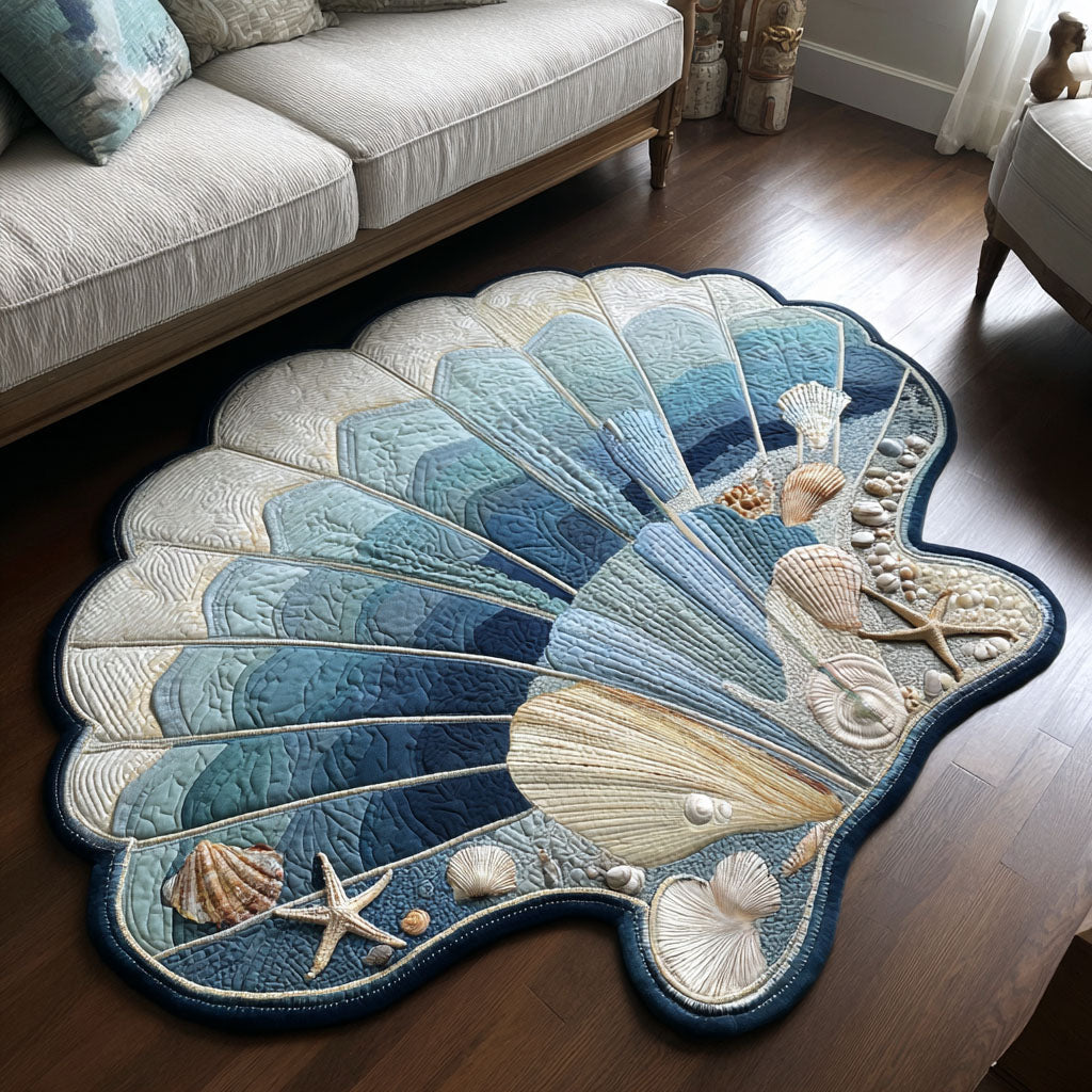 Thalia - Shaped Area Rug - Seashell