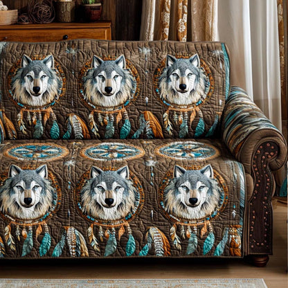 Elin - Quilted Sofa Cover Decorative Pattern