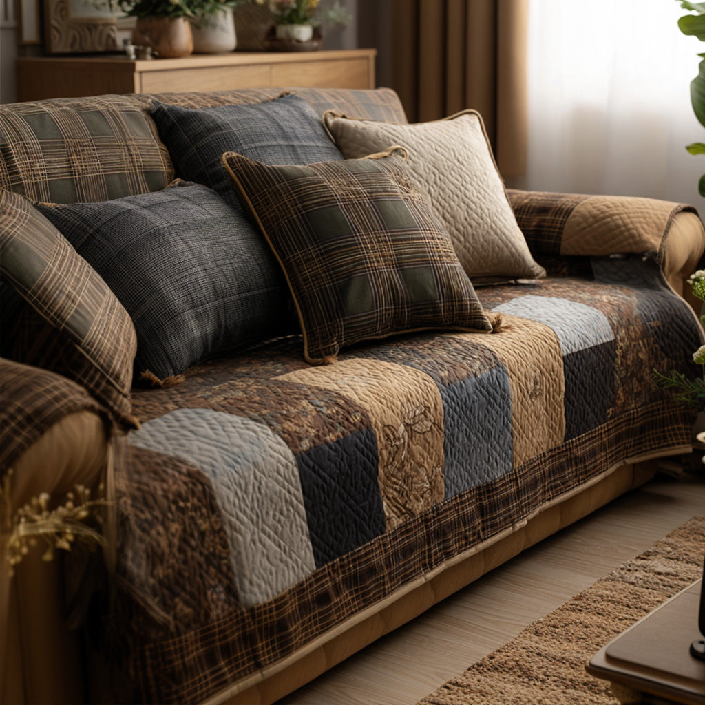 Trixie - Quilted Sofa Cover Cozy