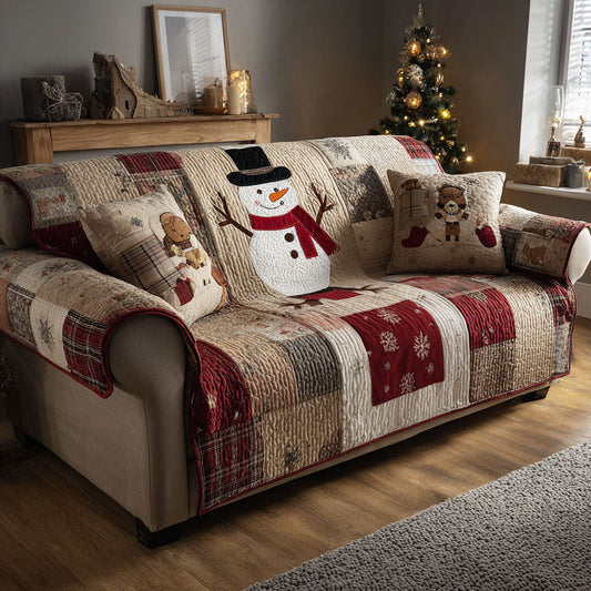 Tulla - Quilted Sofa Cover Frost D Winter