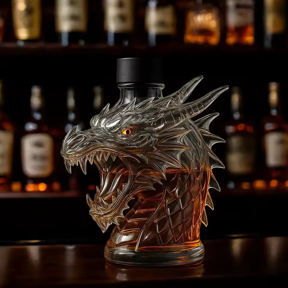 Whiskey Decanter - Dragon Head