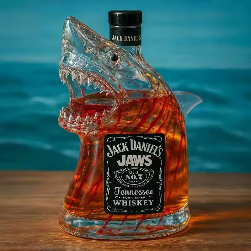 Whiskey Decanter - Shark Head