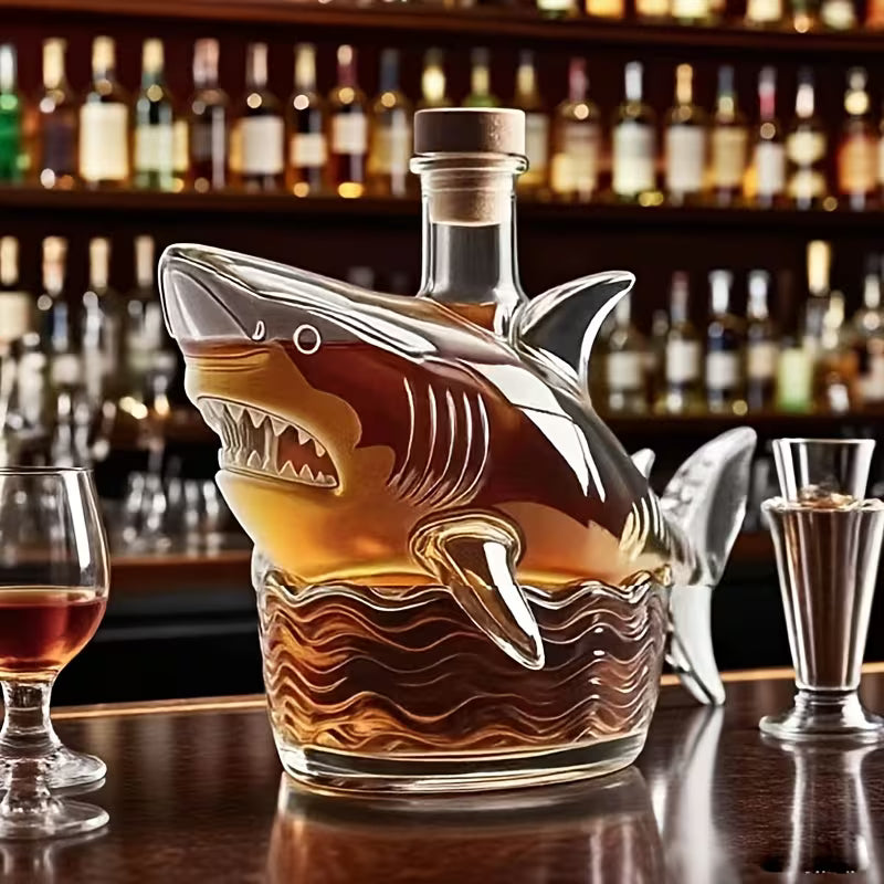 Whiskey Decanter - Shark