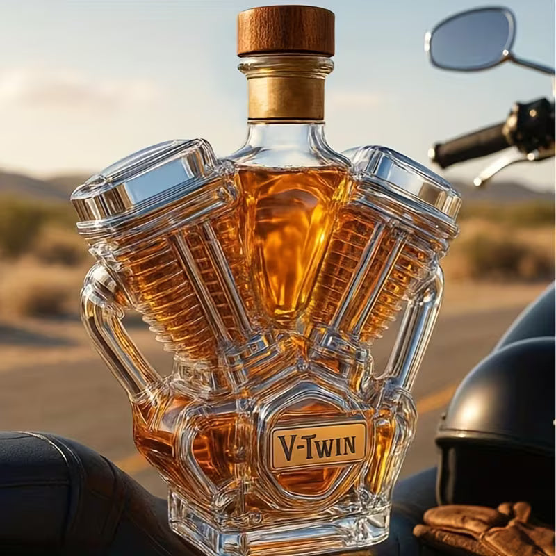Whiskey Decanter - V-Twin Engine