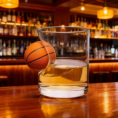 Whiskey Glass with Sphere