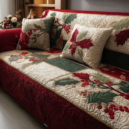 Winnifred - Quilted Sofa Cover Pattern Winter