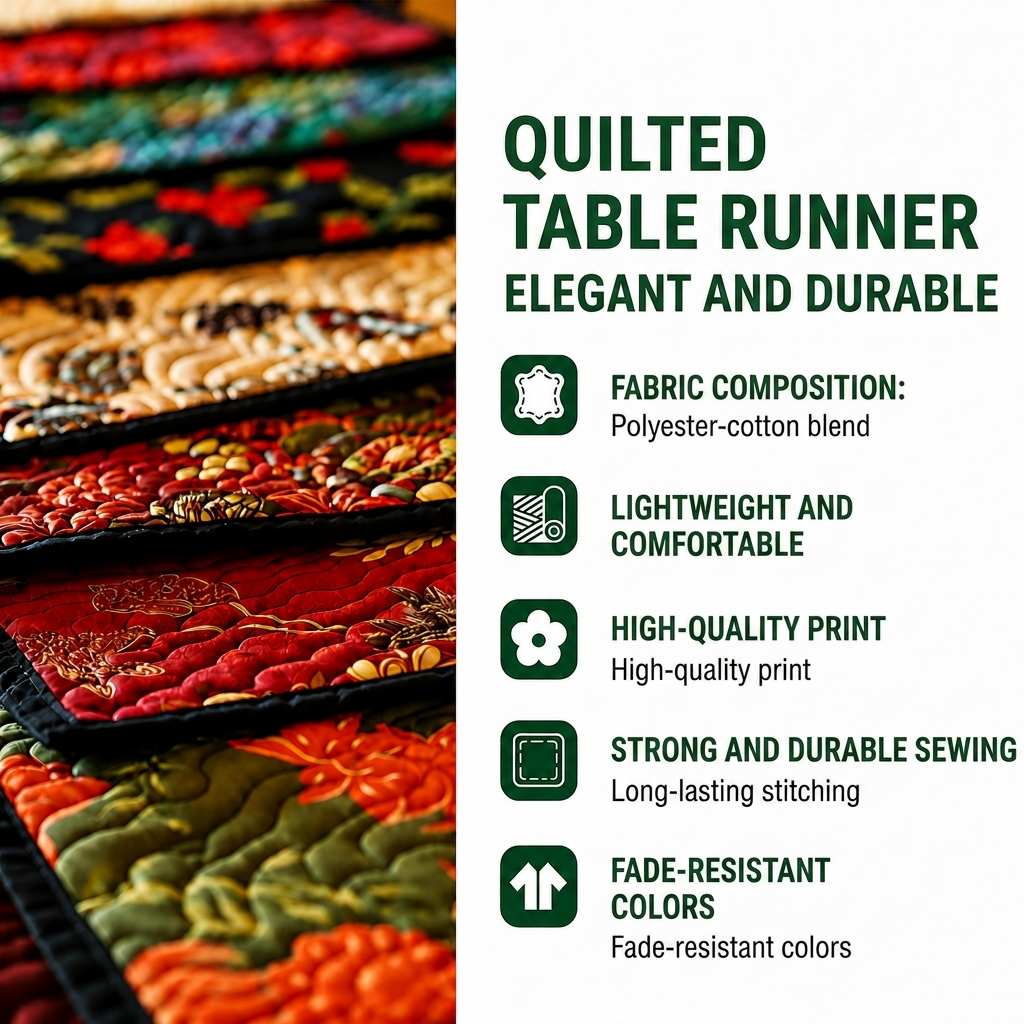 Tenley - Quilted Bed Runner - Frozen Charm