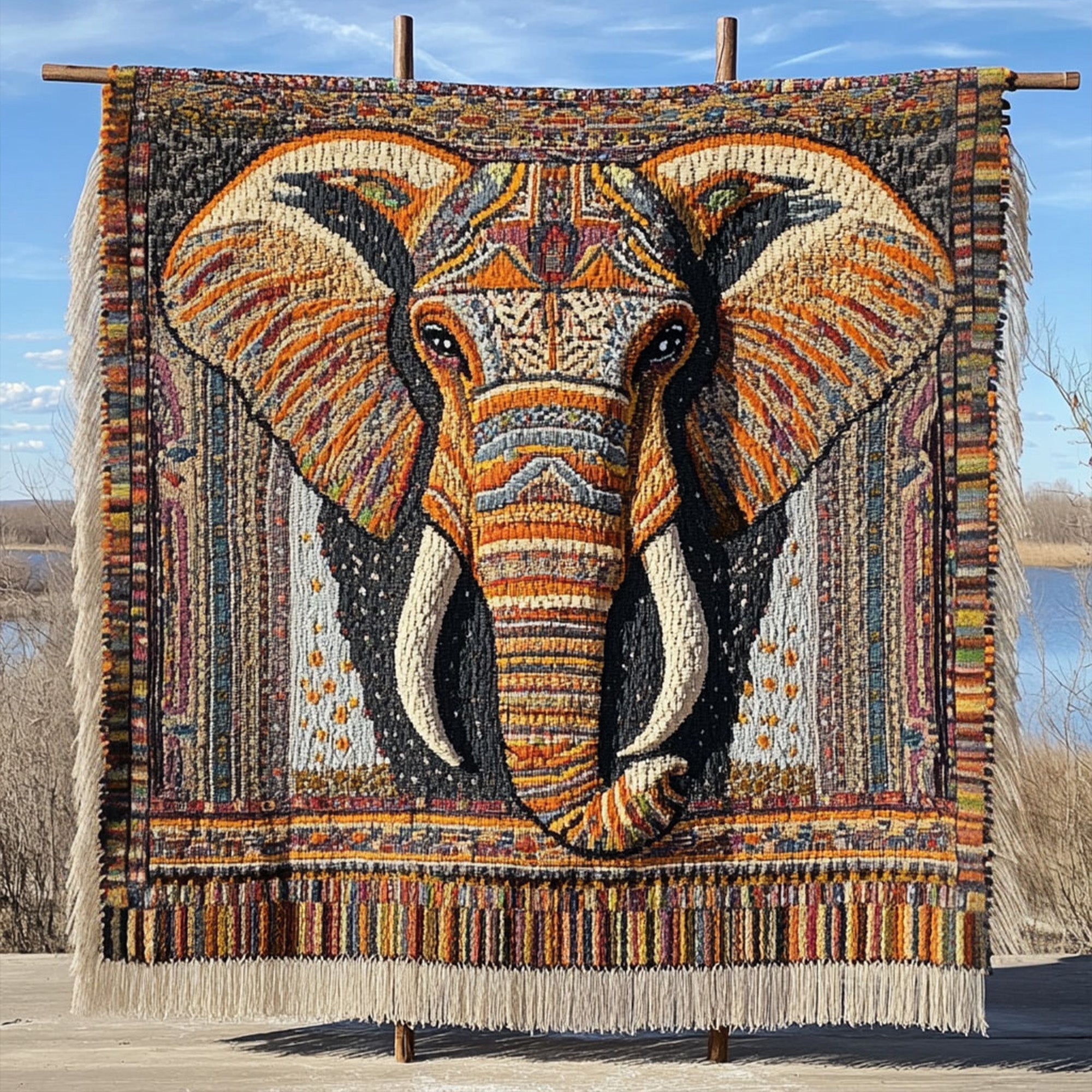 Zoey - Quilted Blanket Majestic Tusk