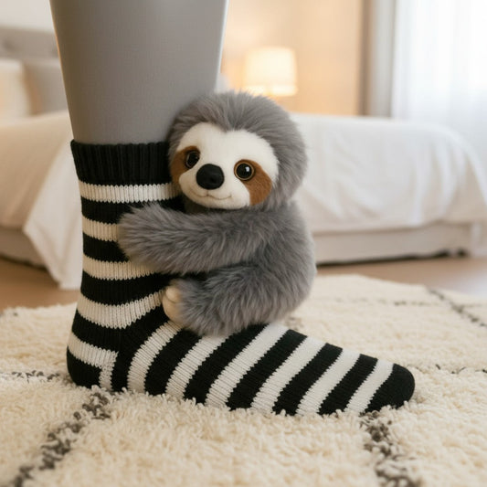 Sophie - Knee-High Striped Socks
