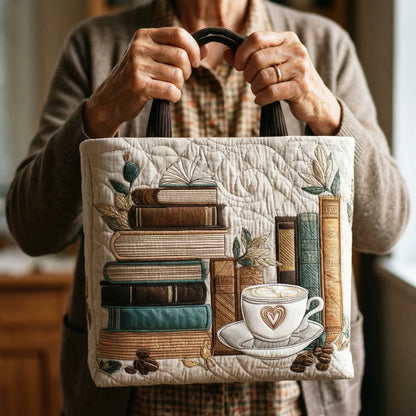 Handmade Bag - Coffee & Books
