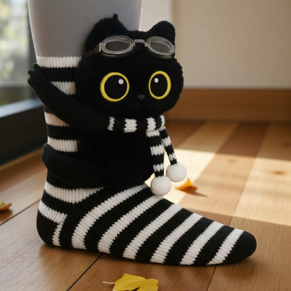 Zoe - Animal Stripe Socks