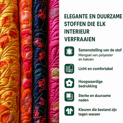 Janneke - Quilted Curtains - Hippie Peace Dream