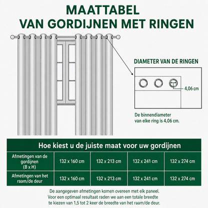 Maaike - Quilted Curtains - Winter Atmosphere