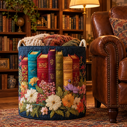 Quilted Laundry Basket - Classic Style