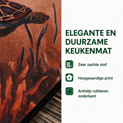 Vera - 2-Piece Kitchen Mat Set - Woodland Stream