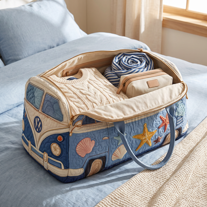 Quilted Duffel Bag - Beach Camper